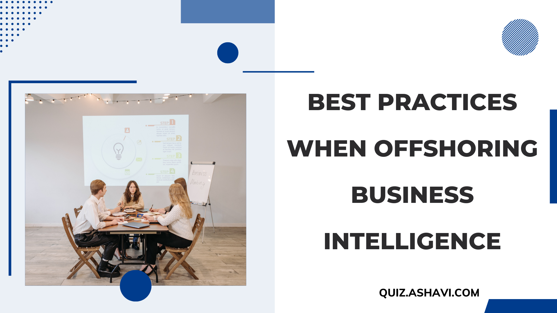 Best Practices When Offshoring Business Intelligence